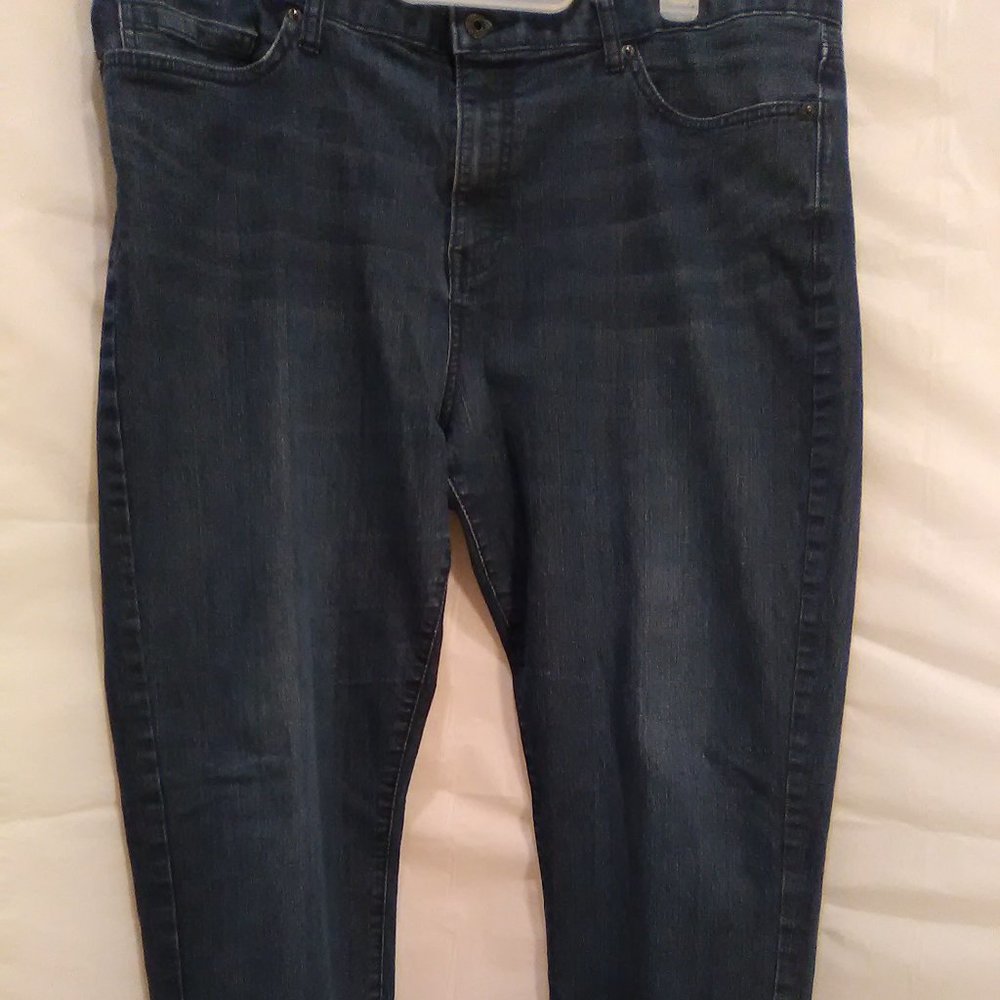 Kenneth Cole Men's Reaction Slim Jeans Color Dark Blue Size 38/32